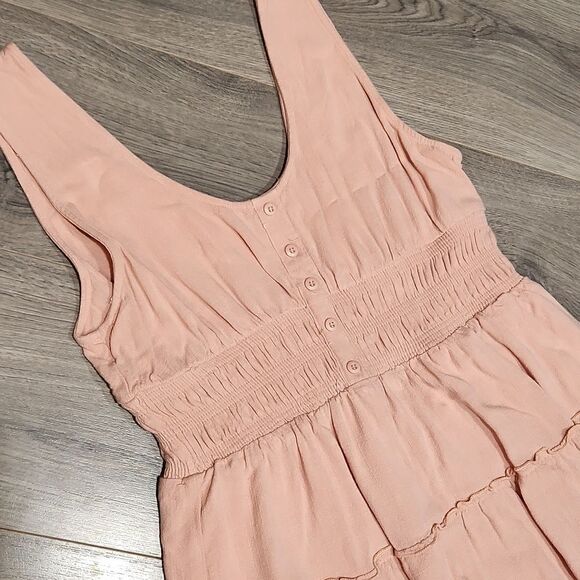 EUC New In Blush Pink Lined Mini Sundress - Picture 3 of 7